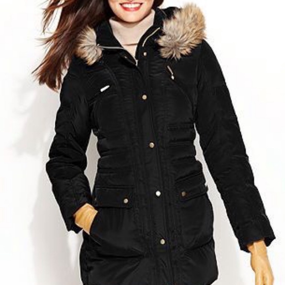 Utility Puffer Coat with Hood size M